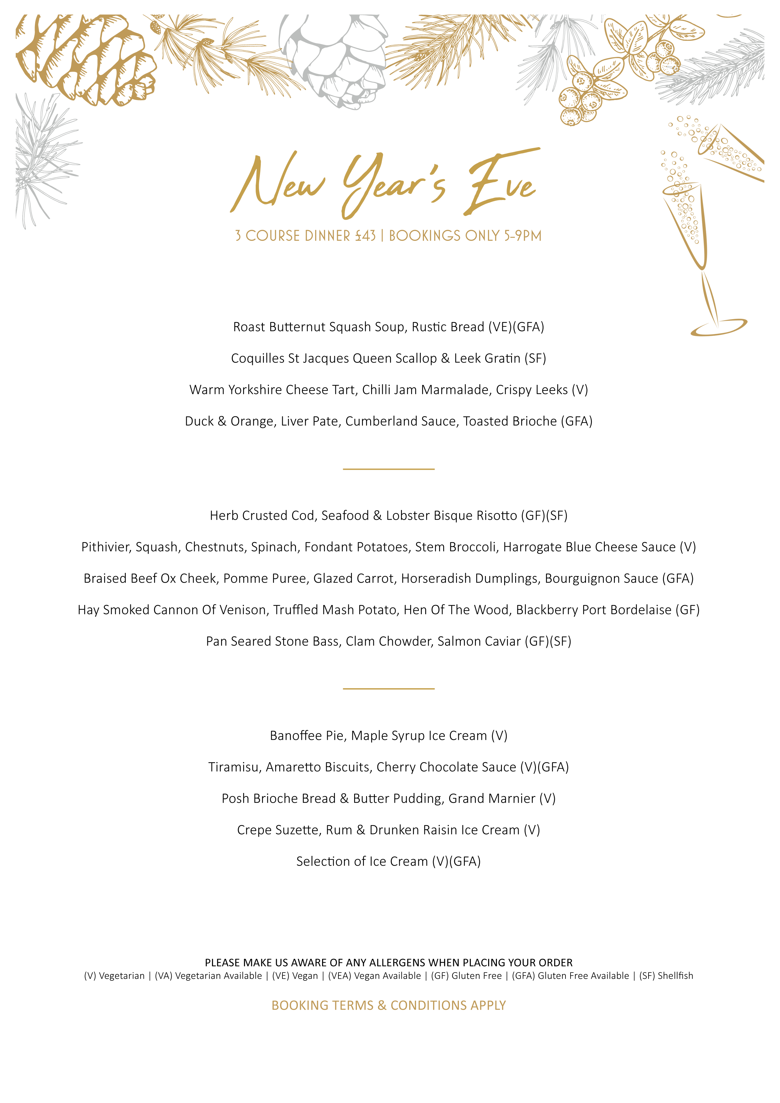 NEW YEAR’S EVE AT THE BLUE BELL IN ARKENDALE – The Blue Bell at Arkendale